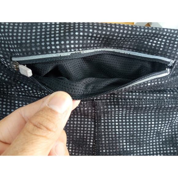 Athleta Leggings Women's Cropped Gray Black Camo Pattern Joggers Stretch Yoga S - Picture 6 of 8